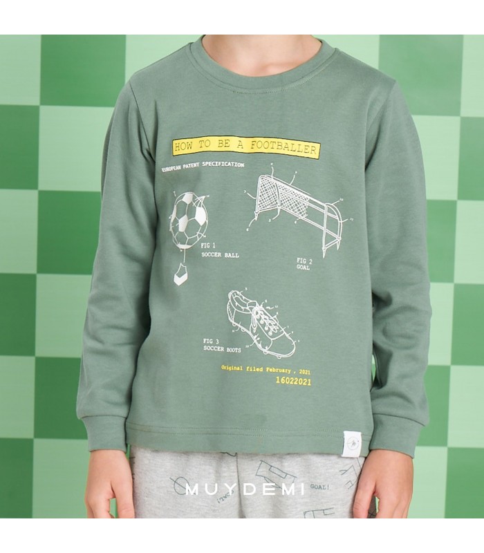 PIJAMA NIÑO FOOTBALL MUYDEMI