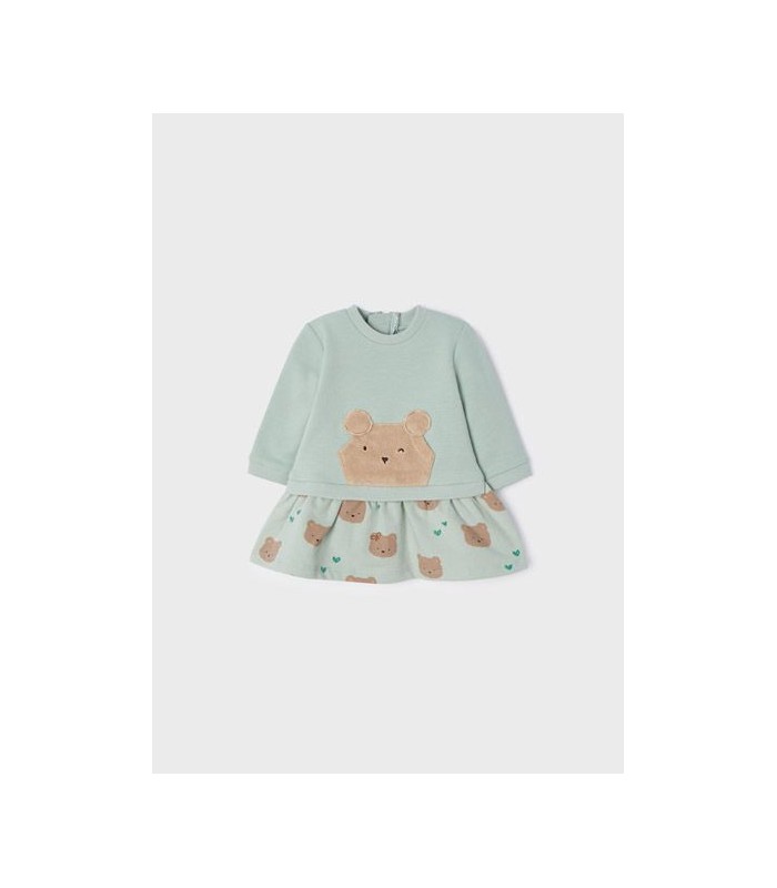 VESTIDO BEBÉ NIÑA OSO MAYORAL