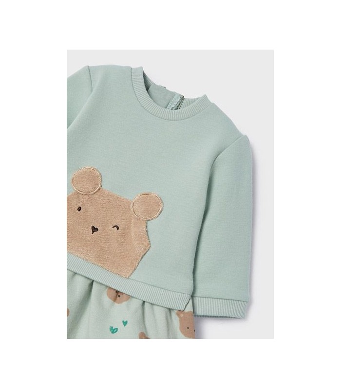 VESTIDO BEBÉ NIÑA OSO MAYORAL
