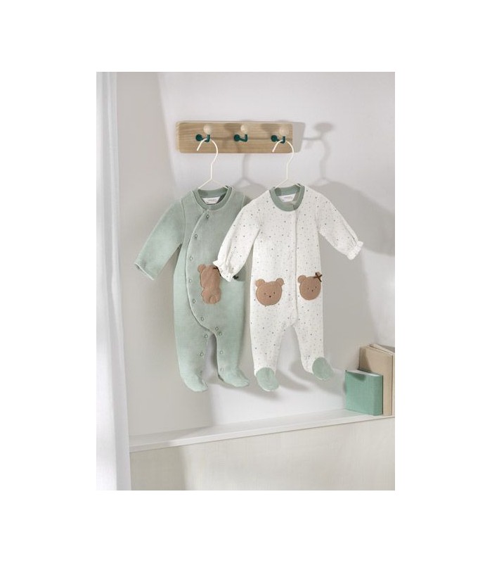 PACK DOS PIJAMAS BEBÉ NIÑA OSITO MAYORAL