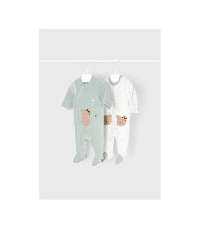 PACK DOS PIJAMAS BEBÉ NIÑA OSITO MAYORAL