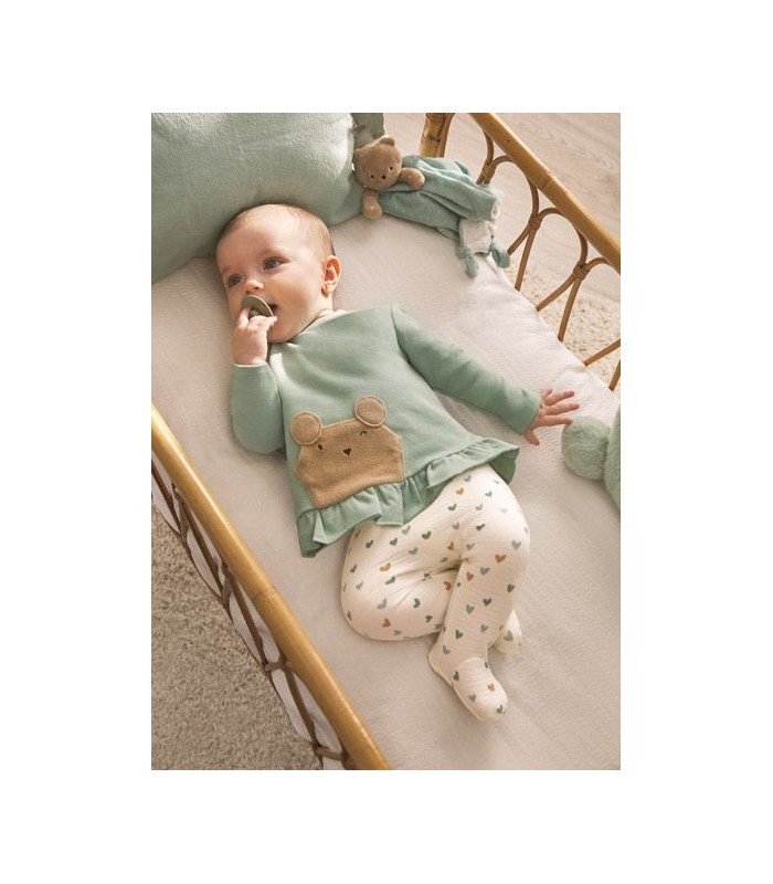 CONJUNTO POLAINA OSITO BEBÉ NIÑA MAYORAL