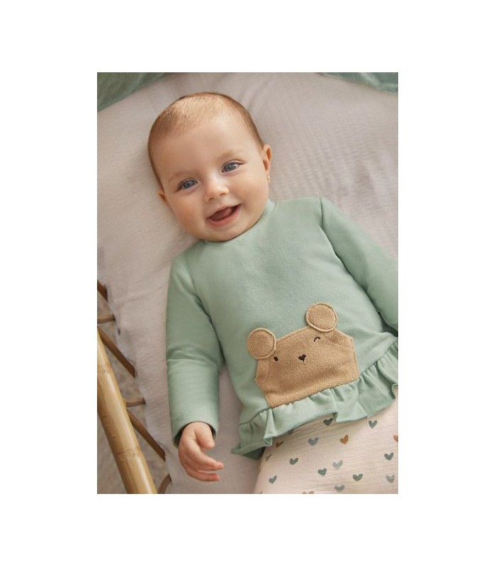 CONJUNTO POLAINA OSITO BEBÉ NIÑA MAYORAL