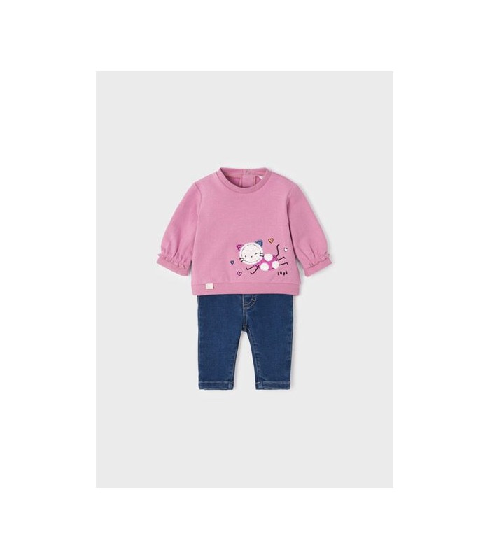 CONJUNTO BEBÉ NIÑA BORDADOS MAYORAL