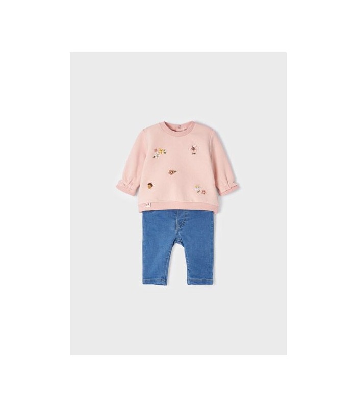 CONJUNTO BEBÉ NIÑA BORDADOS MAYORAL
