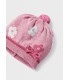 CONJUNTO GORRO MANOPLAS BEBÉ NIÑA