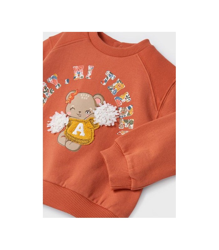 SUDADERA BÉBE NIÑA OSITA MAYORAL