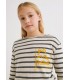 CAMISETA NIÑA RAYAS MAYORAL
