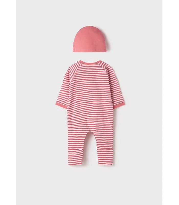 PIJAMA BÉBE NIÑA CON GORRO RATÓN MAYORAL