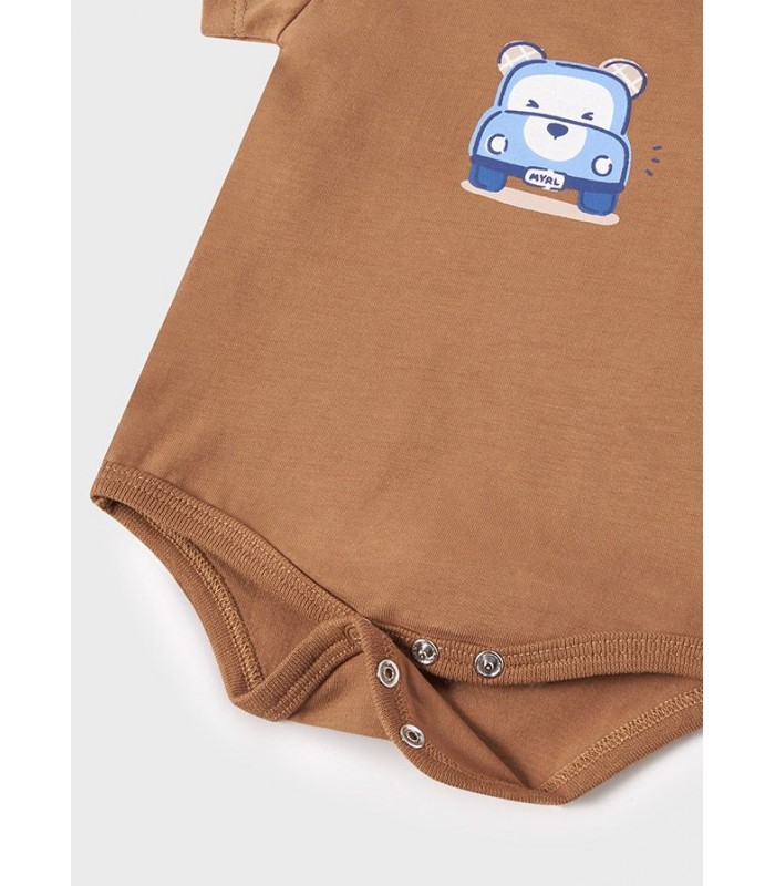 PACK TRES BODYS BEBÉ NIÑO OSO MAYORAL