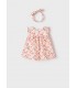 VESTIDO DIADEMA BEBÉ NIÑA FLORES MAYORAL