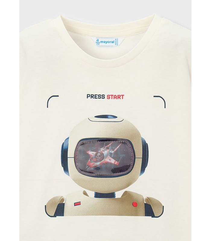 CAMISETA NIÑO ROBOT MAYORAL