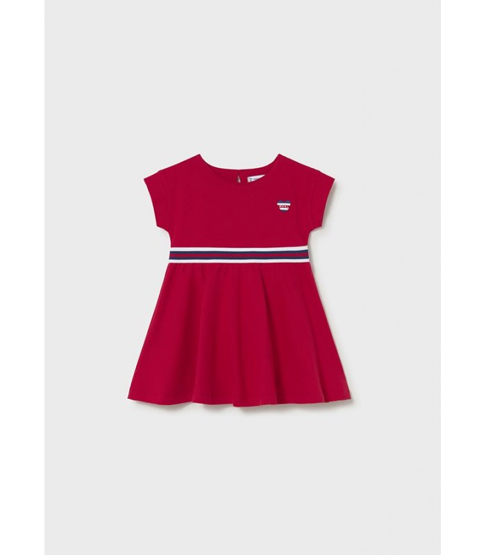 VESTIDO CINTURA CONTRASTE BEBÉ NIÑA MAYORAL
