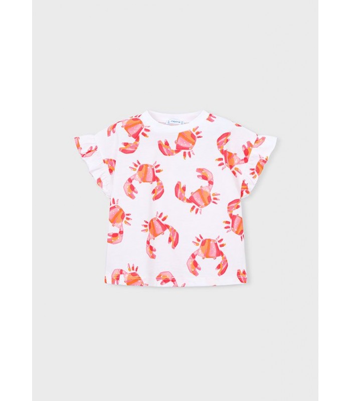 CAMISETA NIÑA CANGREJO MAYORAL