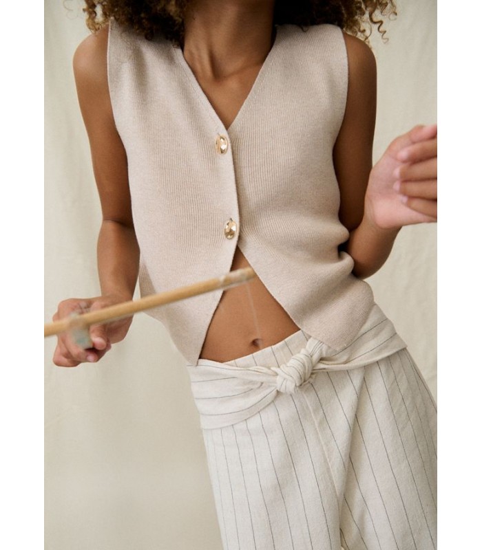 TOP TRICOT BOTONES NIÑA MAYORAL