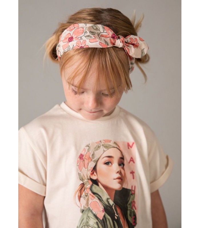 CAMISETA CON BANDA NATURE NIÑA MAYORAL