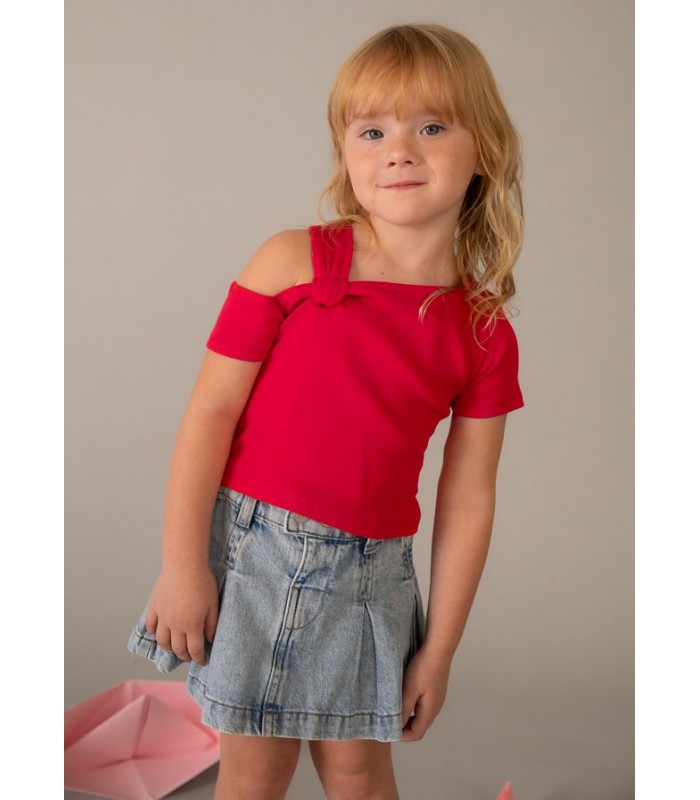 CAMISETA  ASIMÉTRICA NIÑA MAYORAL