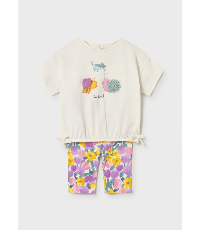CONJUNTO LEGGING FLORES BEBÉ NIÑA MAYORAL