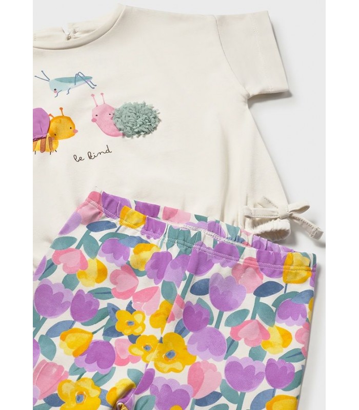 CONJUNTO LEGGING FLORES BEBÉ NIÑA MAYORAL