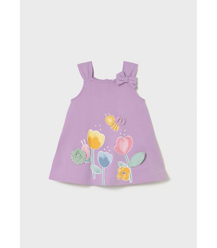 VESTIDO FLORES BEBÉ NIÑA MAYORAL