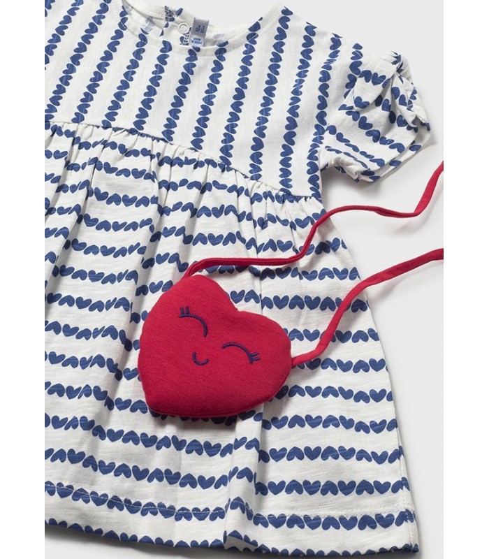 VESTIDO CORAZONES BEBÉ NIÑA MAYORAL