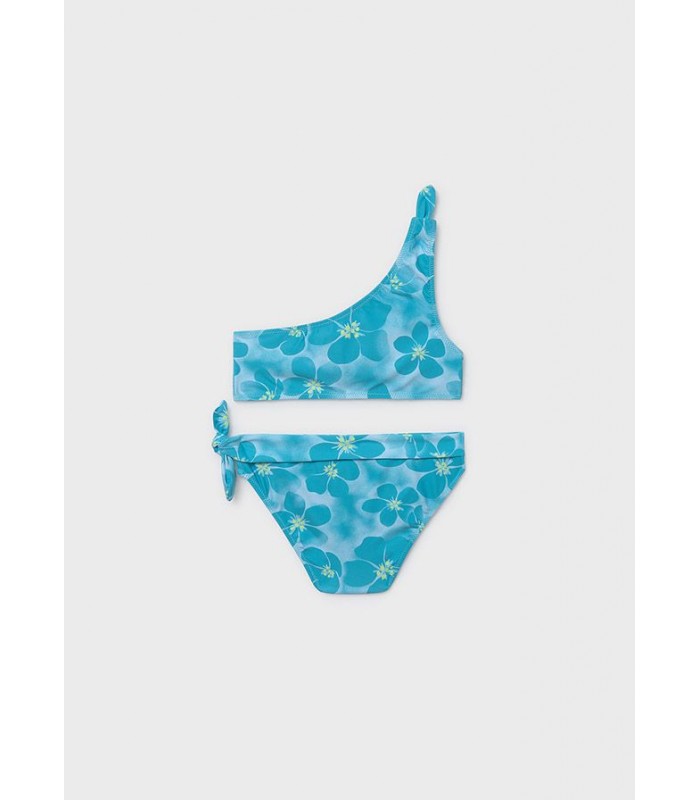 BIKINI ASIMÉTRICO FLORES NIÑA MAYORAL