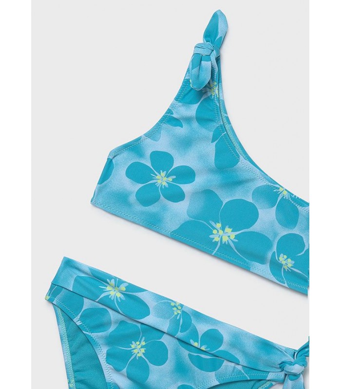 BIKINI ASIMÉTRICO FLORES NIÑA MAYORAL