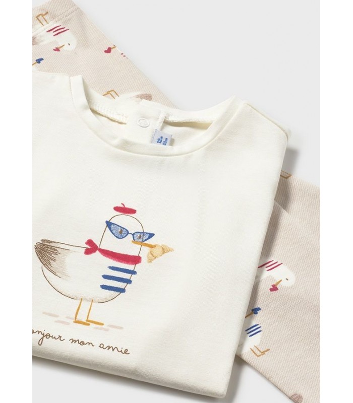 CONJUNTO CON CHAQUETA BEBÉ NIÑA MAYORAL