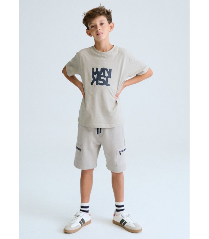 CAMISETA LETRAS BÁSICA NIÑO MAYORAL