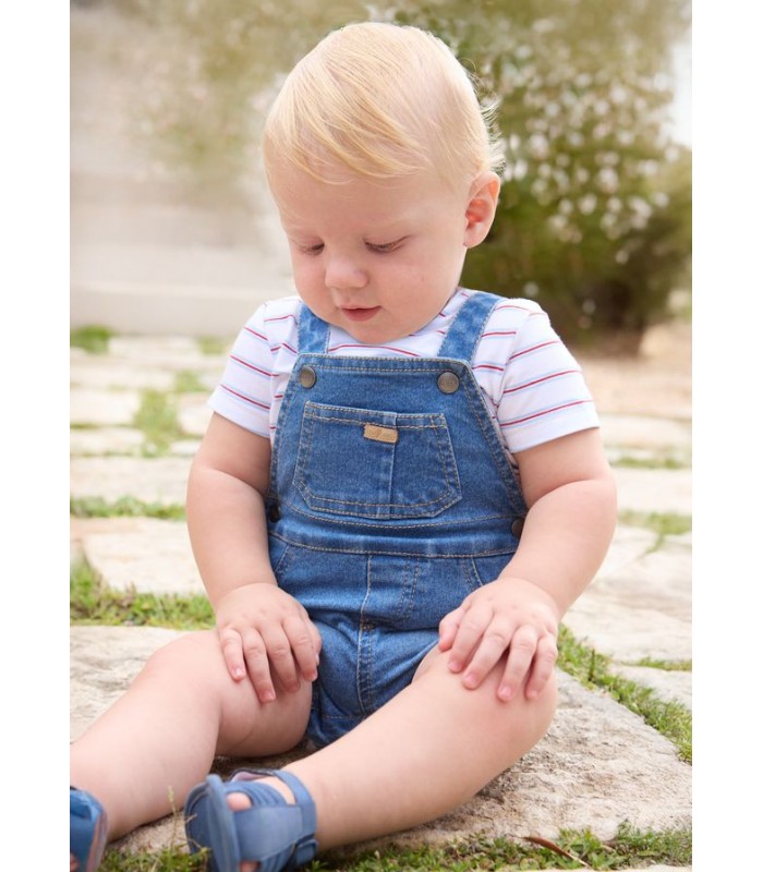 CONJUNTO PETO Y CAMISETA BEBÉ NIÑO MAYORAL