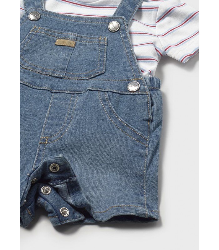 CONJUNTO PETO Y CAMISETA BEBÉ NIÑO MAYORAL