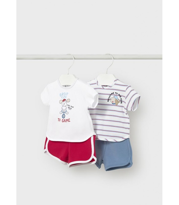 PACK DOS CONJUNTO CORTOS BEBÉ NIÑO MAYORAL
