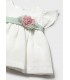 VESTIDO FAJÍN FLORAL CEREMONIA BEBÉ NIÑA MAYORAL