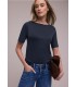CAMISETA M/C MUJER BOTONES STREET ONE