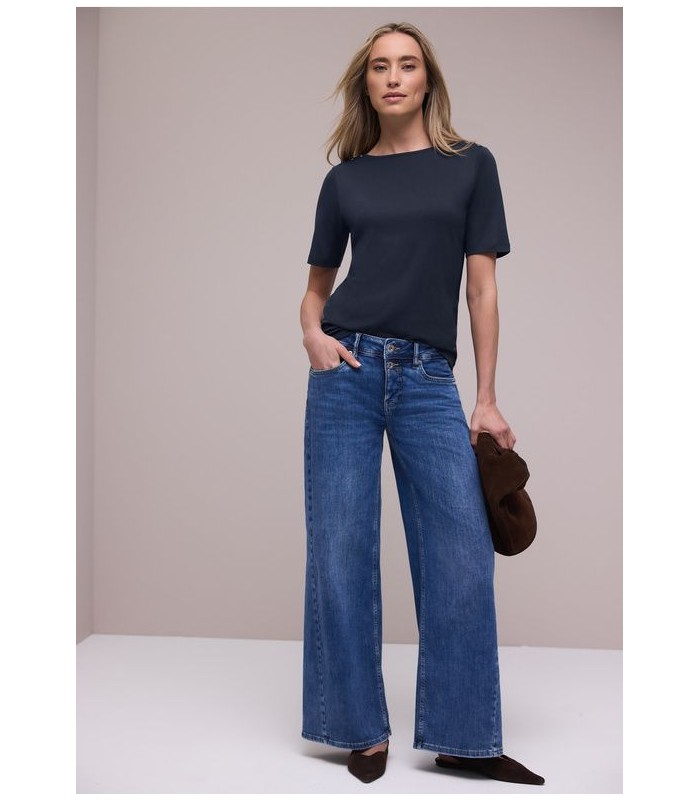 CAMISETA M/C MUJER BOTONES STREET ONE