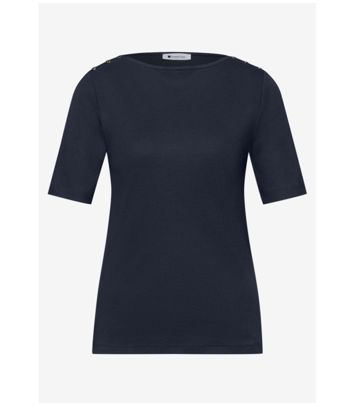 CAMISETA M/C MUJER BOTONES STREET ONE