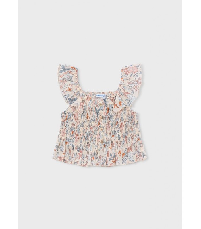 TOP BAMBULA FLORAL NIÑA MAYORAL