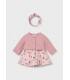 CONJUNTO TRES PIEZAS VESTIDO BEBÉ NIÑA MAYORAL