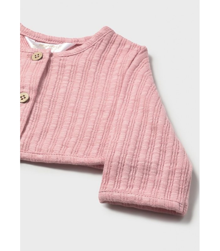 CONJUNTO TRES PIEZAS VESTIDO BEBÉ NIÑA MAYORAL