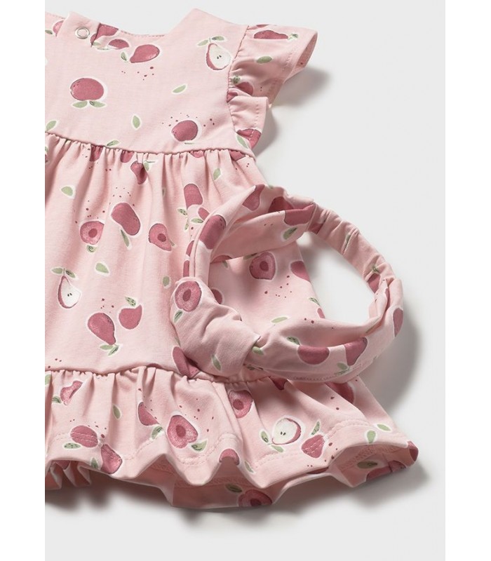 CONJUNTO TRES PIEZAS VESTIDO BEBÉ NIÑA MAYORAL