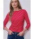 CAMISETA MUJER MANGA 3/4 RAYAS STREET ONE