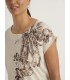 CAMISETA HOJAS MUJER AZAY