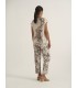 CAMISETA HOJAS MUJER AZAY
