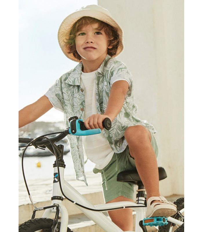 CAMISA NIÑO HOJAS MAYORAL