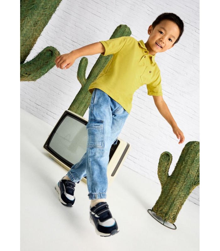 PANTALÓN DENIM CARGO PARACHUTE MAYORAL