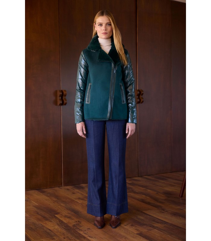 CHAQUETÓN BIKER MUJER ARGGIDO