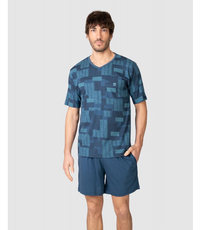 PIJAMA HOMBRE ESTAMPADO MASSANA
