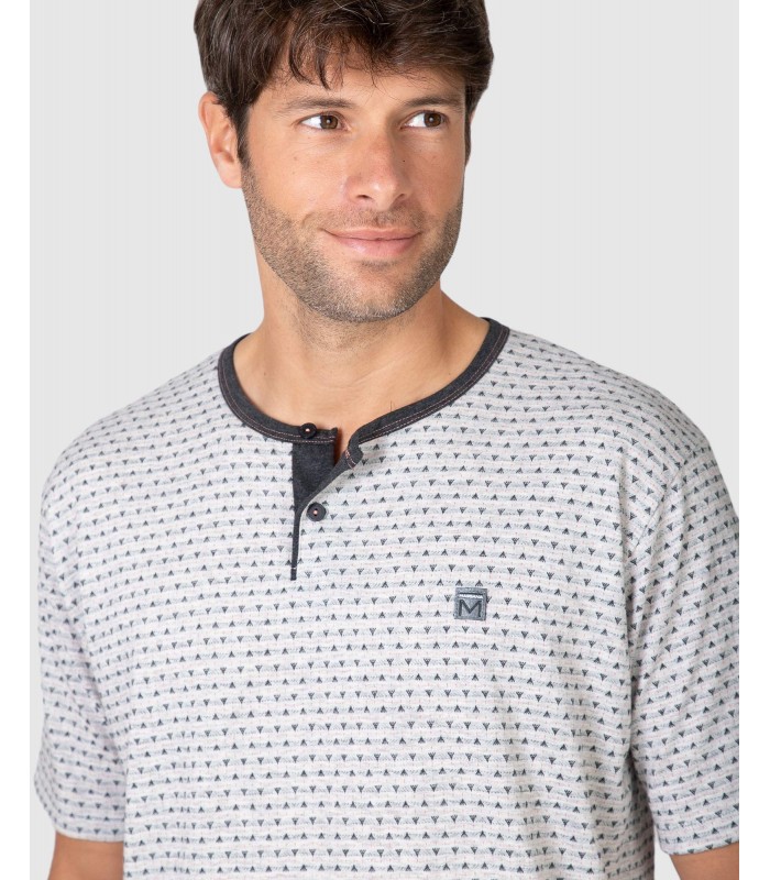 PIJAMA HOMBRE MICRO ESTAMPADO MASSANA
