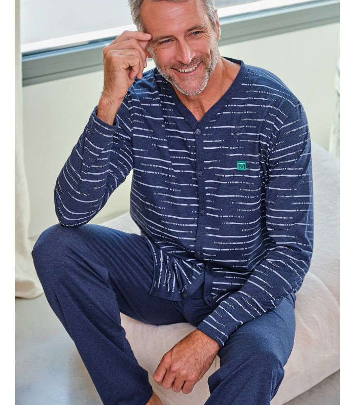 PIJAMA HOMBRE LARGO FINO MASSANA