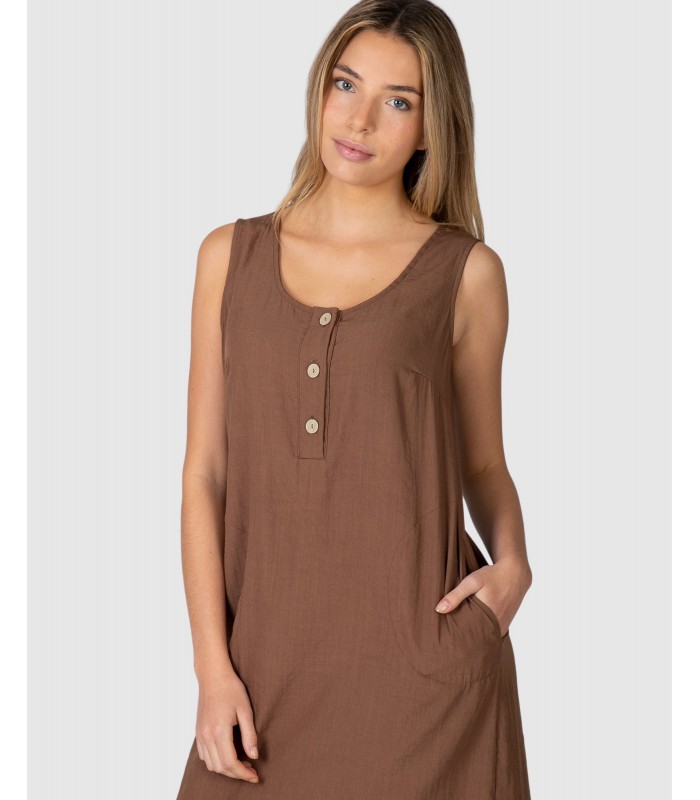 VESTIDO CORTO LISO MUJER MASSANA